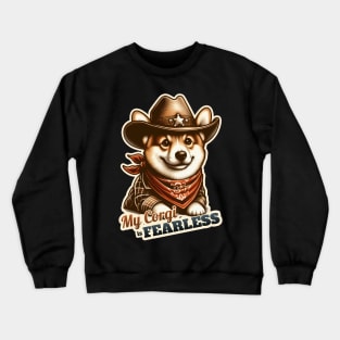 Corgi Cowboy Crewneck Sweatshirt